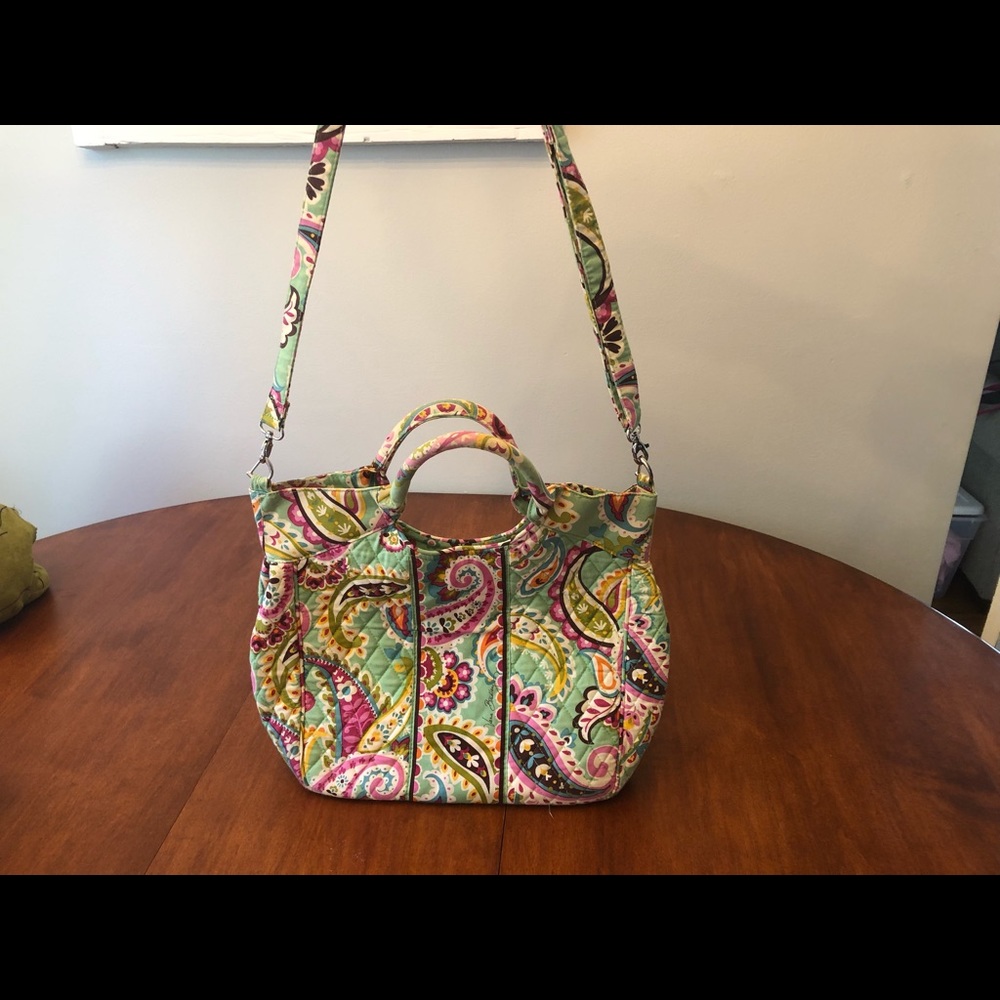 Retired Two way tote in tutti gritty